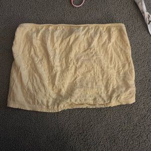 Light yellow tube top